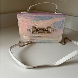 Aldo Iridescent Chain Detail Women's Bag